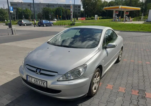 śląskie Peugeot 307 CC cena 10900 przebieg: 223472, rok produkcji 2003 z Zabrze